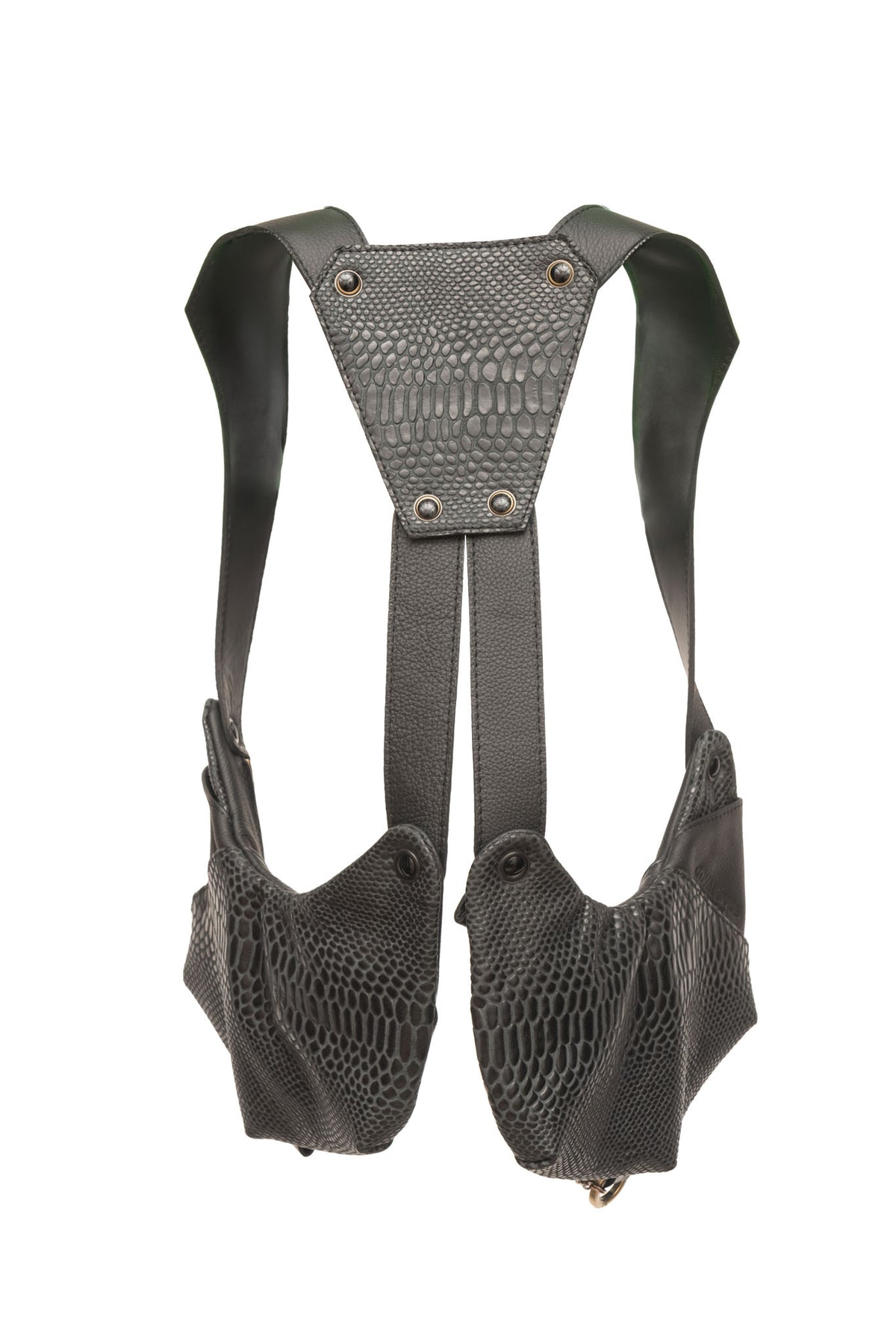 black cobra balance bag 4.0 contrast leather