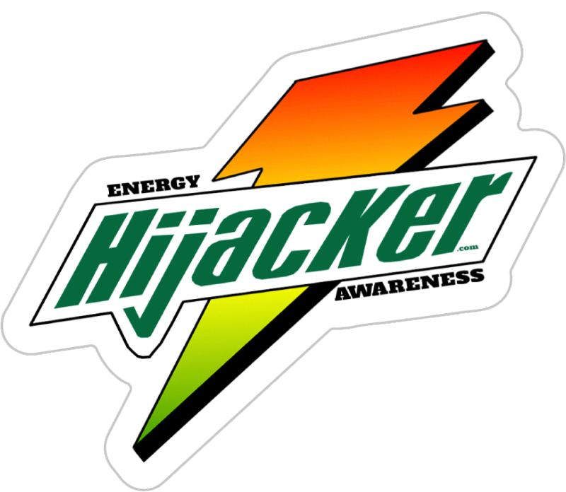 ENERGY HIJACKER AWARENESS STICKER
